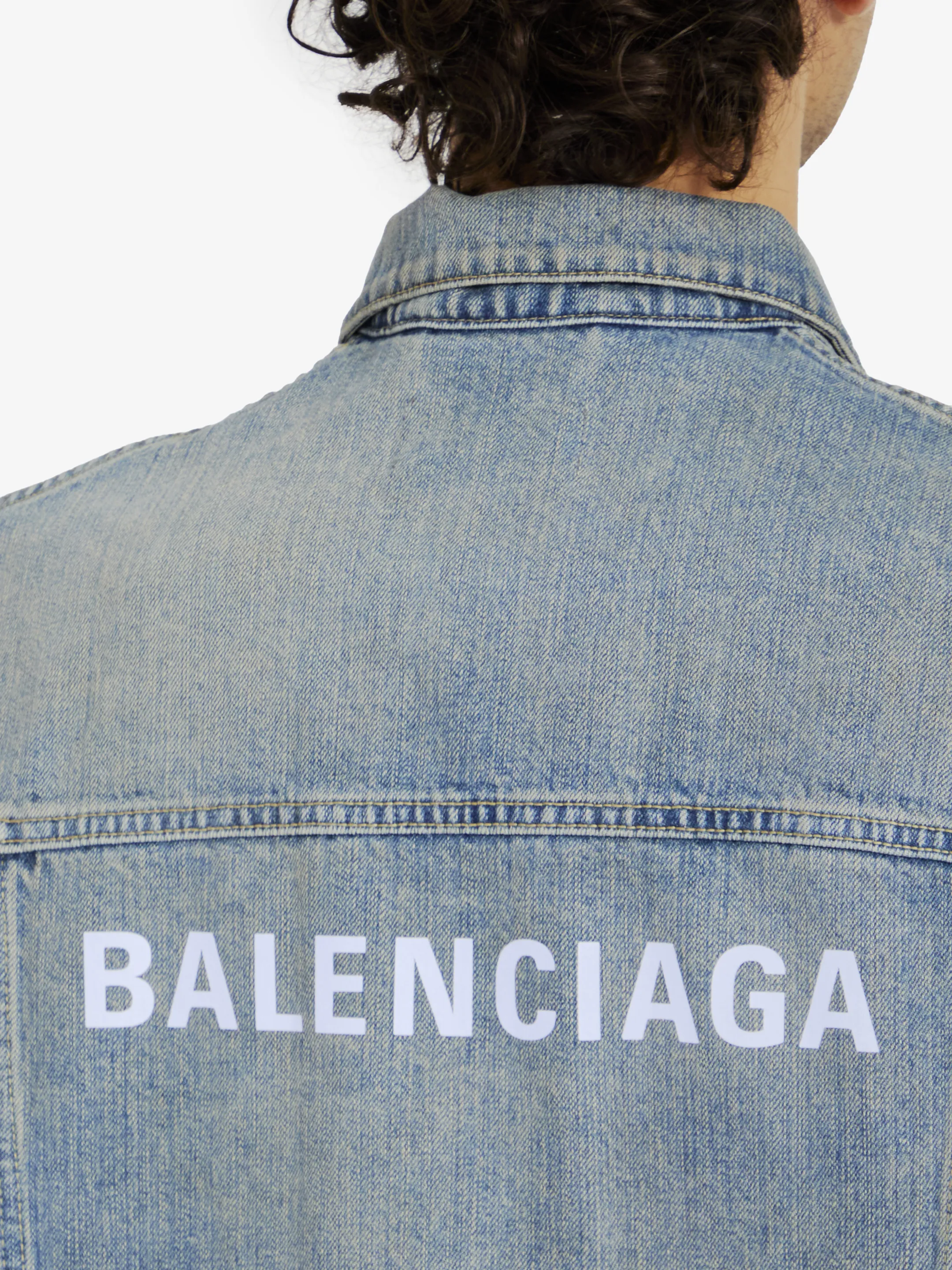 BALENCIAGA    Giubbino in denim Balenciaga