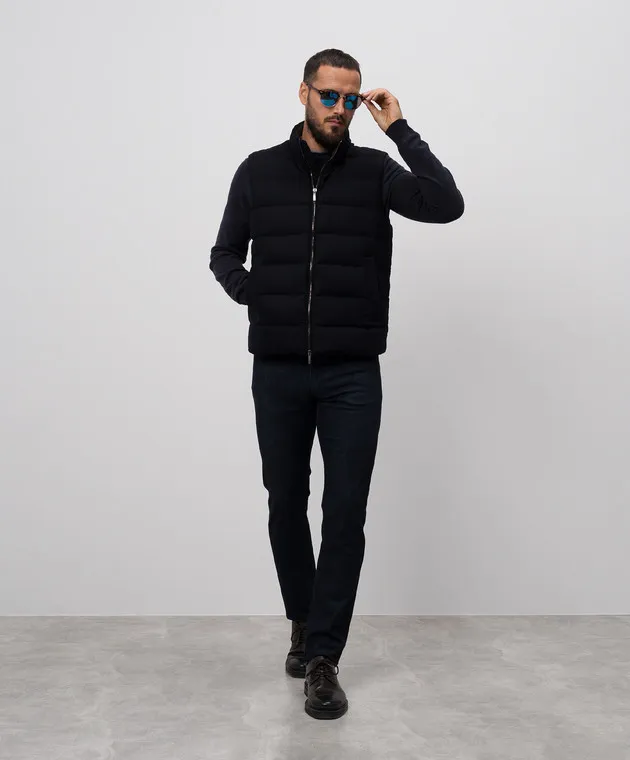 Cashmere&Whiskey Jeans blu con incisione logo SOVERATO871