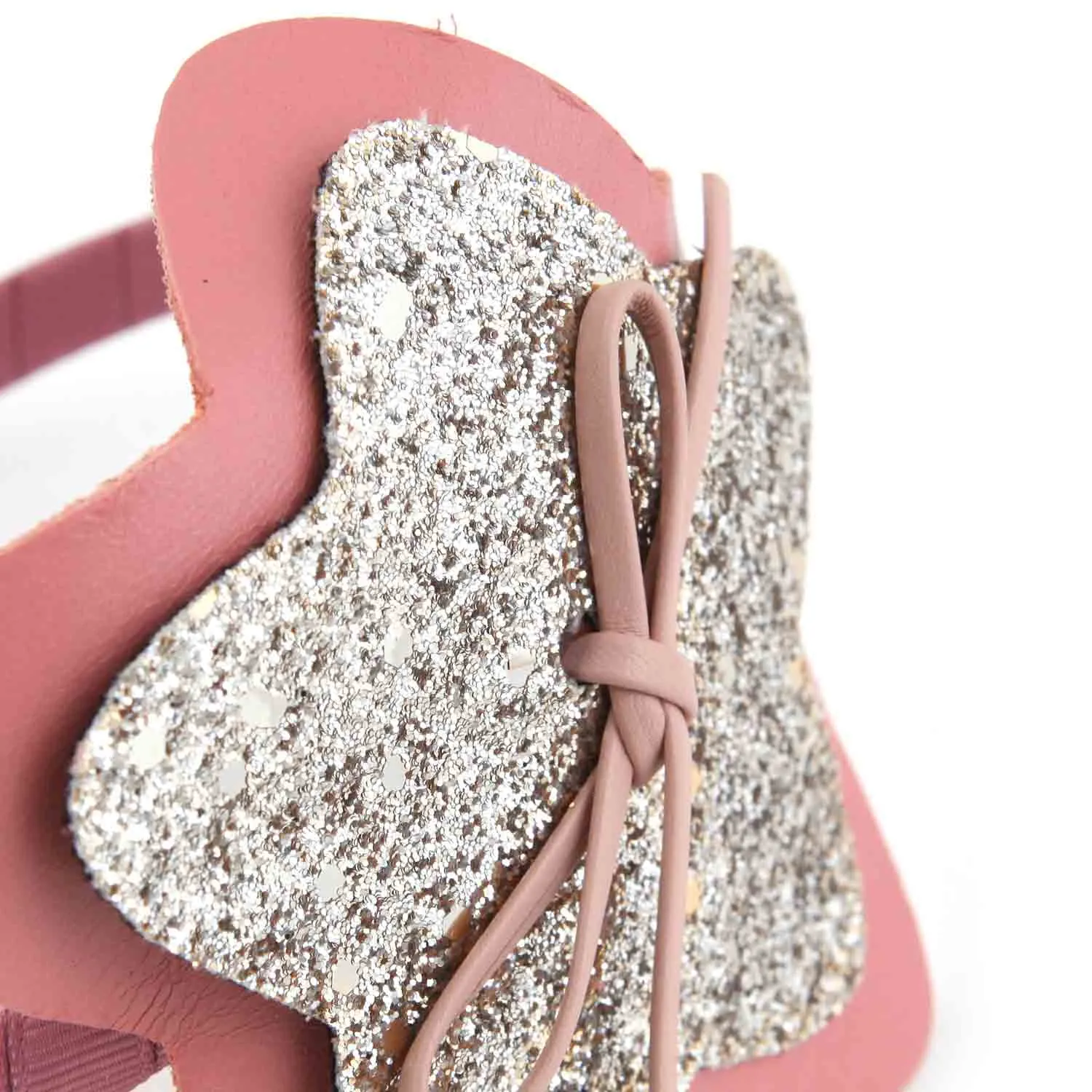 Cerchietto Rosa Con Stella Glitter Bambina