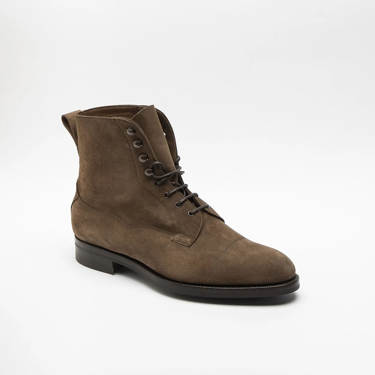 Edward Green Stivale derby Edward Green Galway in camoscio beige (Mole suede F 202)