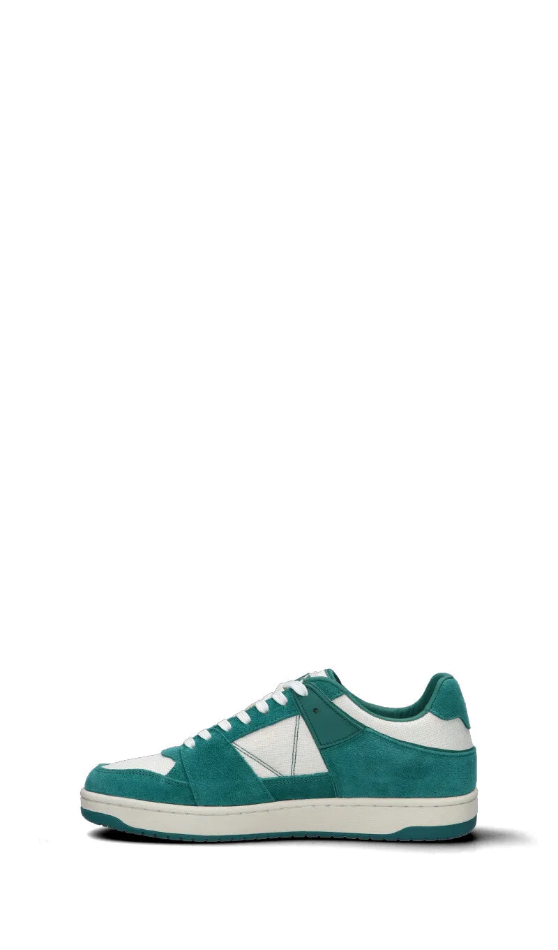 GUESS Sneaker uomo beige/verde in pelle