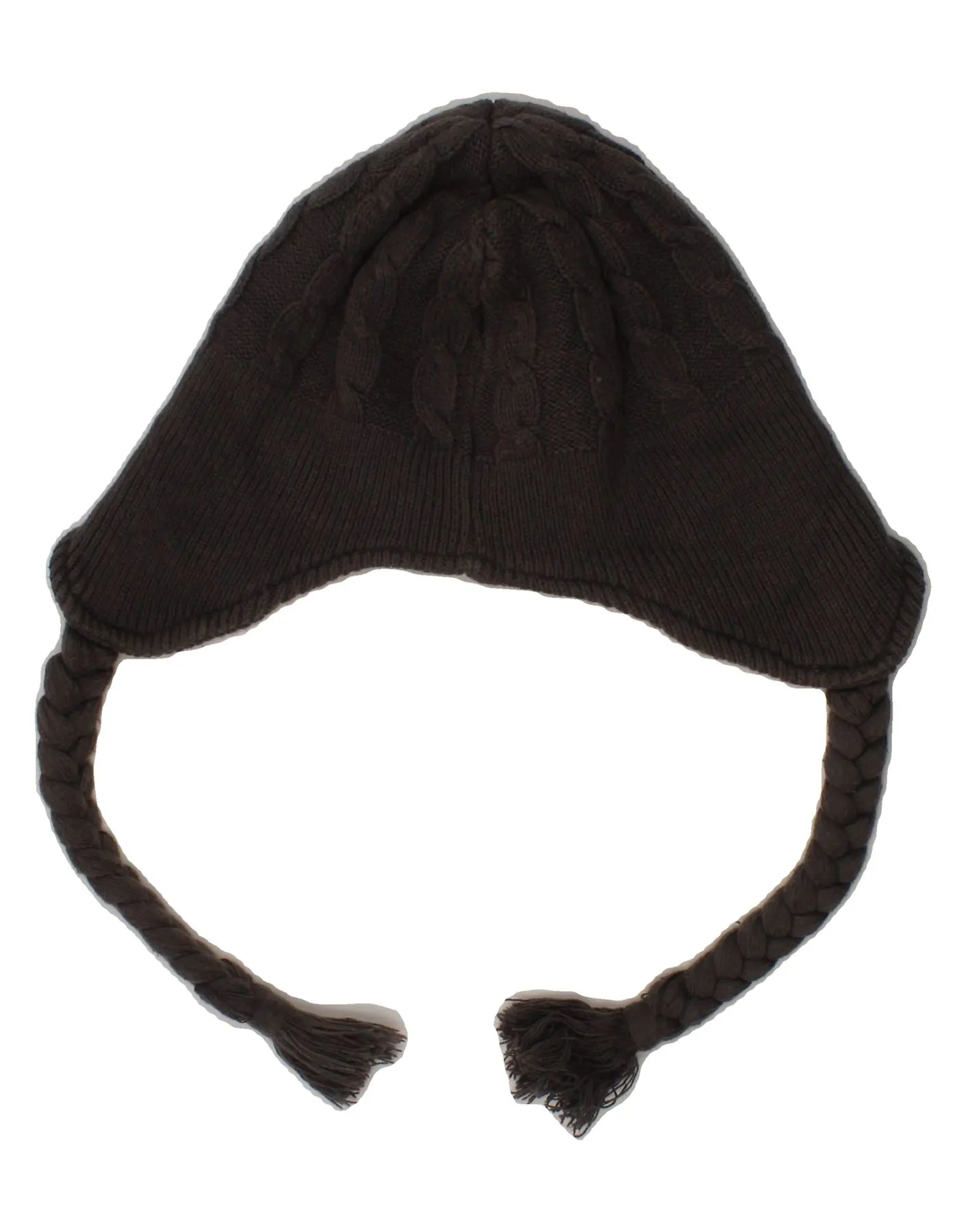 JACK WOLFSKIN Womens Beanie Hat One Size Brown Cotton