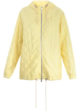JIL SANDER    Giubbino trapuntato giallo