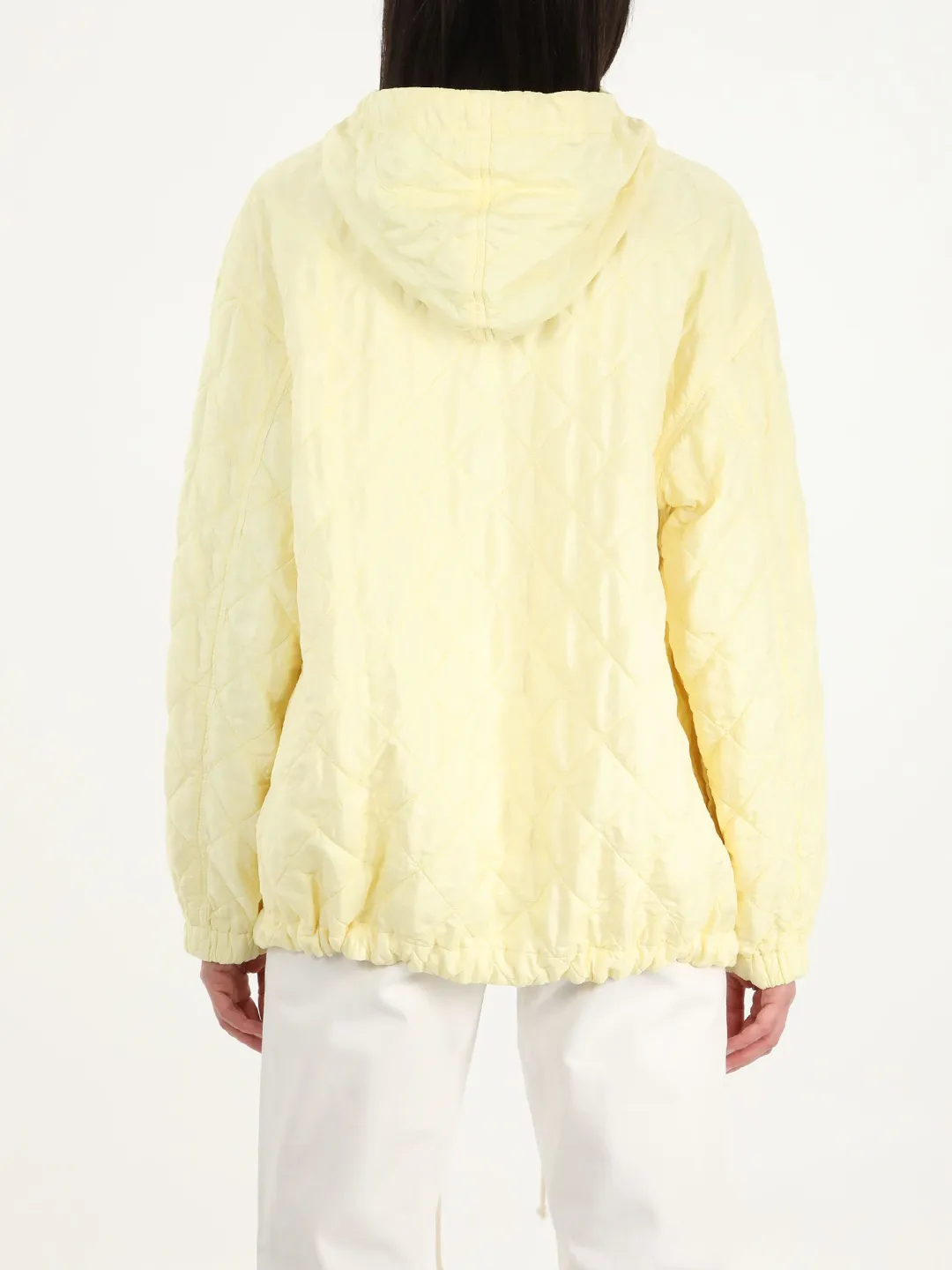 JIL SANDER    Giubbino trapuntato giallo