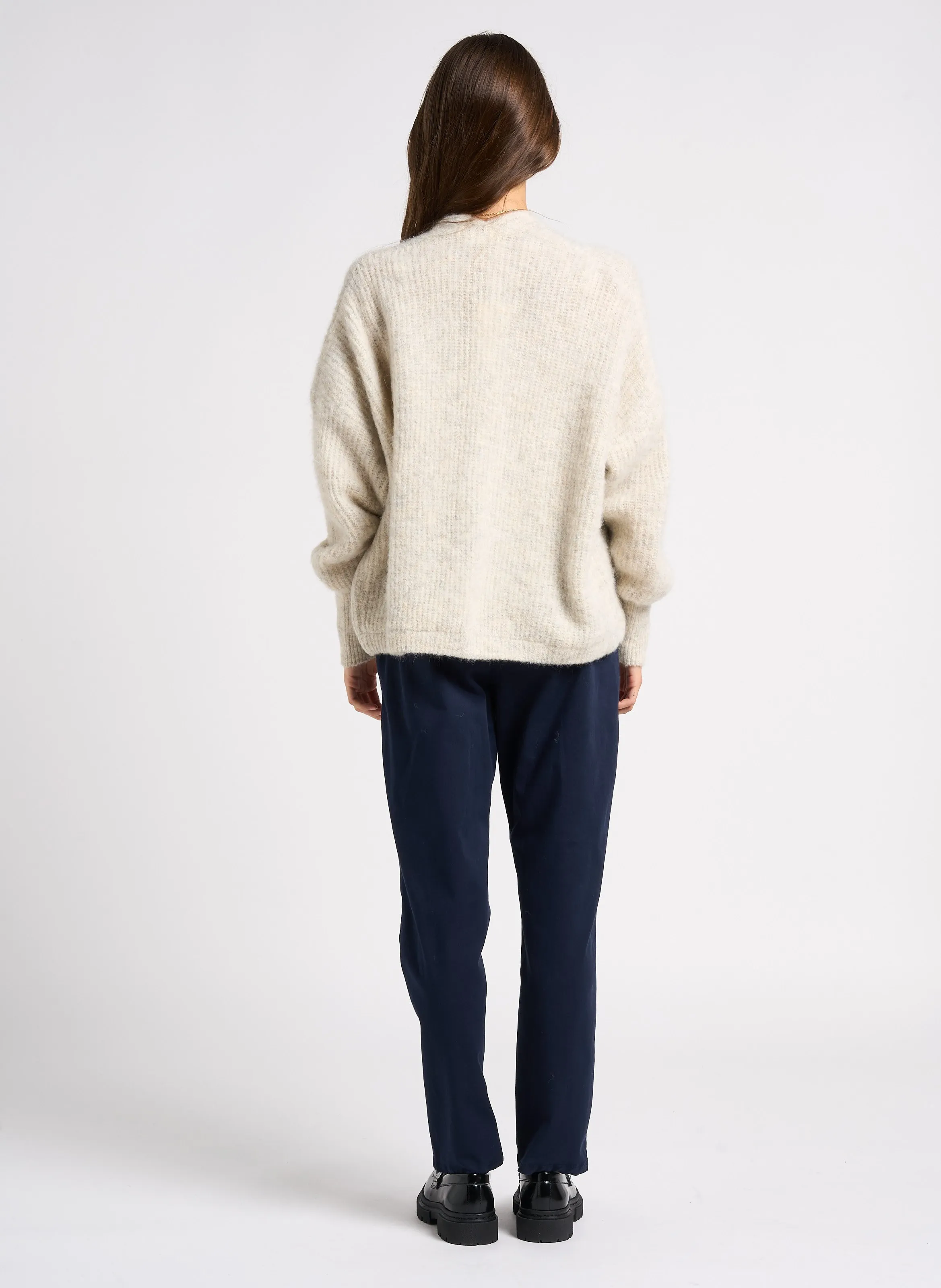  LE TEMPS DES CERISES   ERLE - Pantaloni chino in misto cotone | Blu