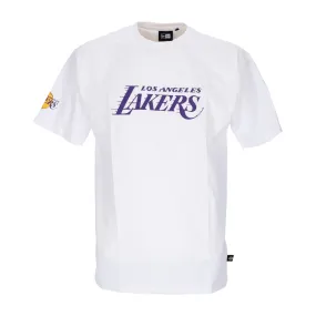 Maglietta Uomo Nba Washed Pack Wordmark Oversized Tee Loslak White