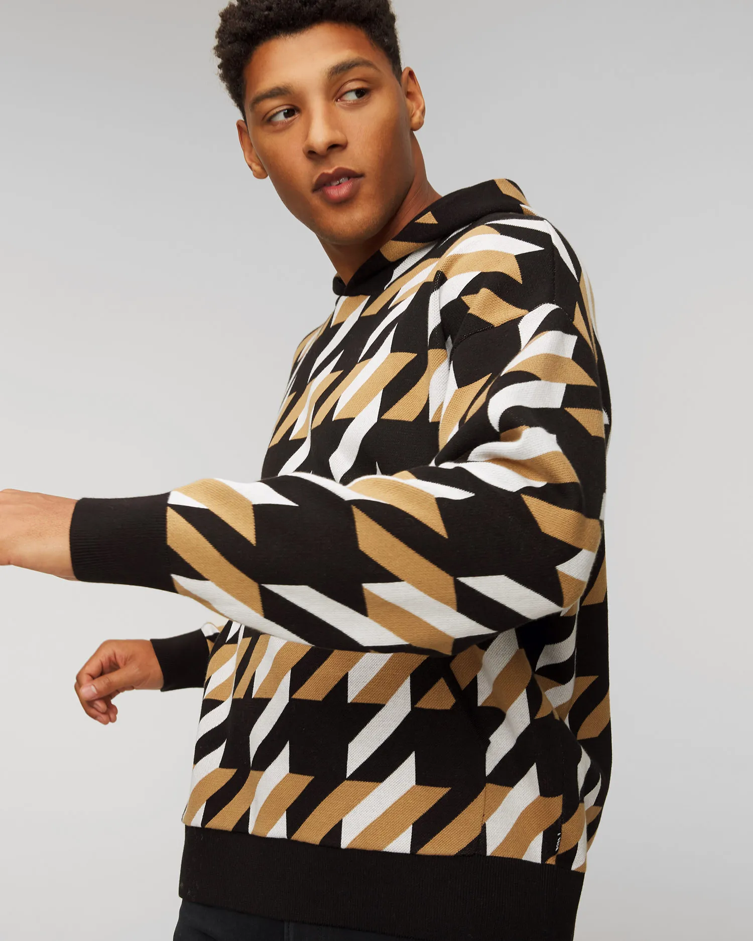 Maglione con cappuccio da uomo Hugo Boss Ofondo 50495397-1