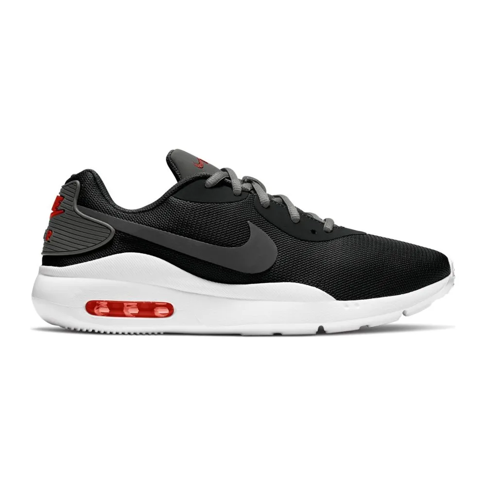 Nike Air Max Oketo - SCARPE/UOMO - BLACK/IRON GREY-WHITE-UNIVERSITY RED - AQ2235-020