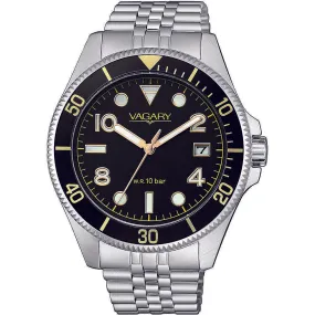 Orologio Uomo Aqua39 105th Nero Gold Vagary
