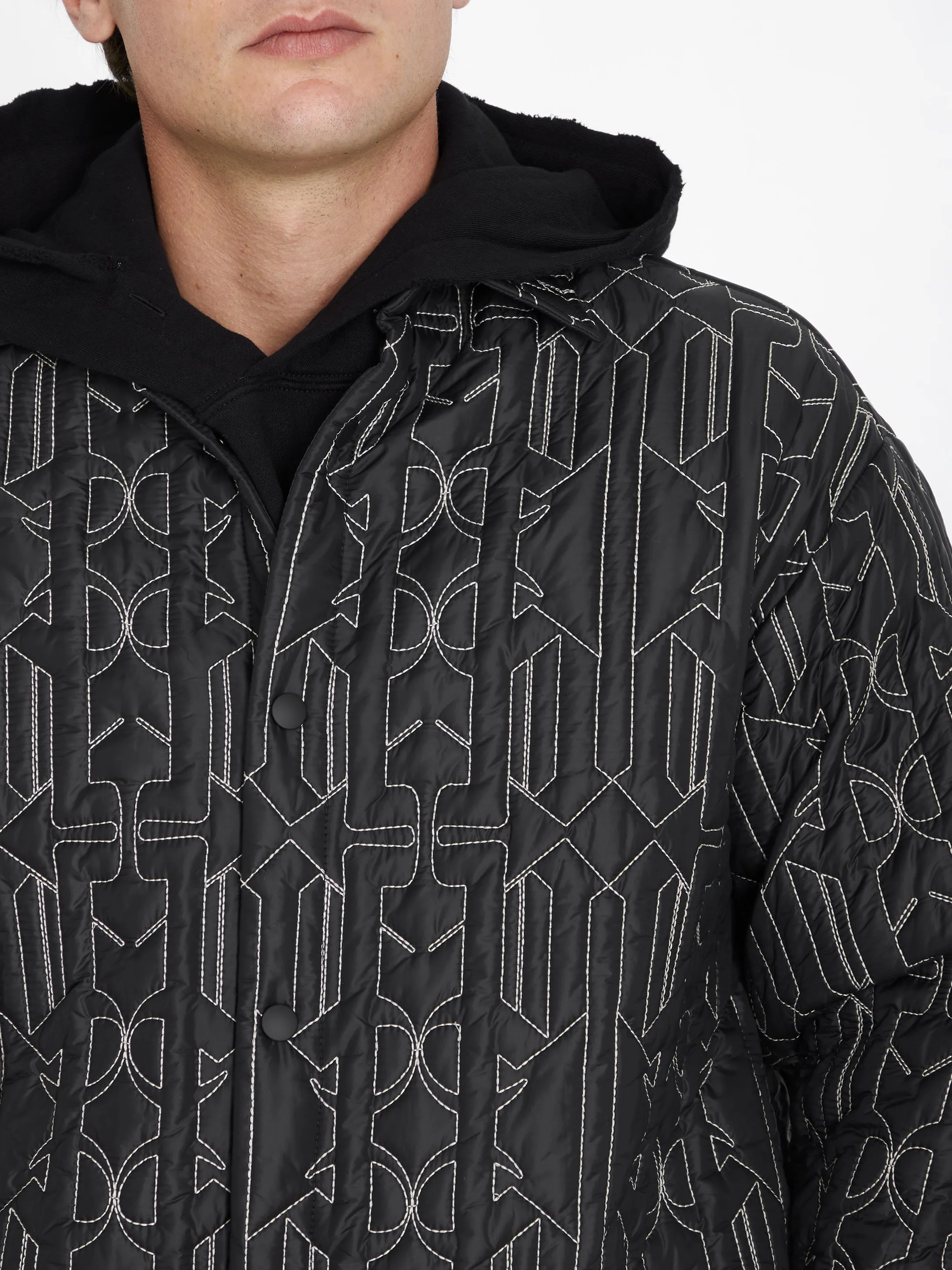 PALM ANGELS    Giubbino All Monogram