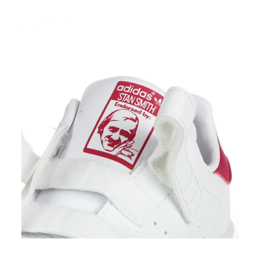 scarpa bassa bambino stan smith cf c CLOUD WHITE/CLOUD WHITE/BOLD PINK