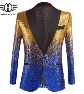 Sequin Jackets Men  Blazer Suit Jacket  Men Design Blazer  Men Suit Sequins  Stage Wear  Blazers